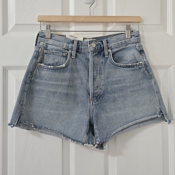 Citizen Of Humanity Marlow High Rise Relaxed Vintage Jean Shorts New Size 25 - Picture 5 of 12